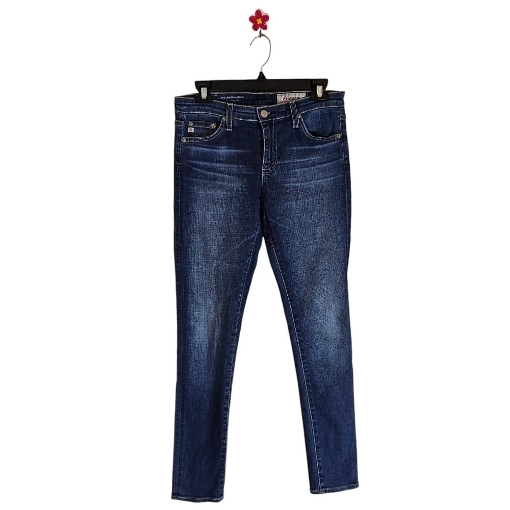 Adriano Goldschmied Ag Ed Denim The Legging Super Skinny Blue Jeans 27 Preowned